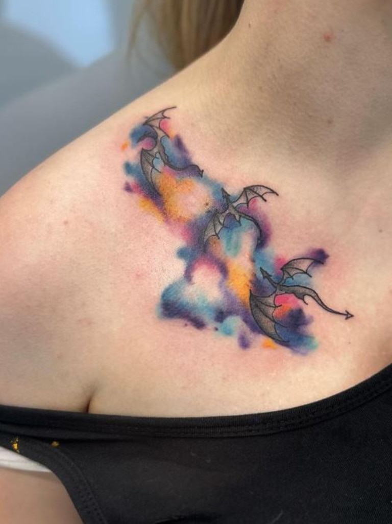 Amara Shillabeer loves to tattoo a range of styles. Picture: Instagram