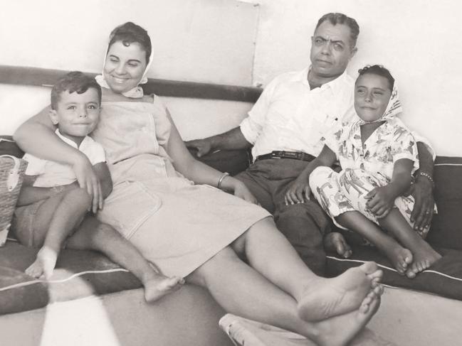 Before fleeing Egpyt for Australia … a young Nick Kaldas with his parents and sister on holiday in Alexandria. Life Down Under would be very different. Courtesy of Nick Kaldas.