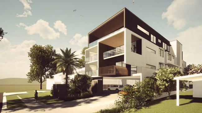 Artist impressions of the proposal for 8 Norman Ave, Maroochydore. Picture: K Architecture