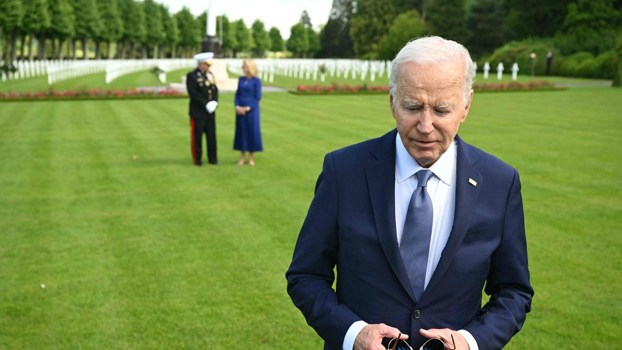 Biden, 81, has not given any indication that he plans to end his re-election bid, despite poor polling. Picture: AFP