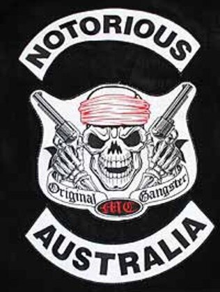 The patch designed for Notorious. Aggressive targeting by Strike Force Raptor eventually dismantled the group, which once dominated in Kings Cross.