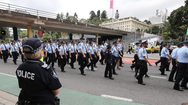 Queensland has the lowest retirement age in any police jurisdiction in Australia. File picture: AAPimage/David Clark