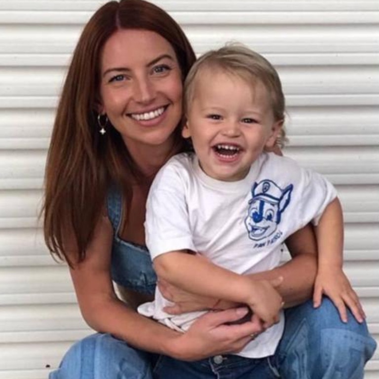 Gold Coast mum Rosie-May Fisher, 32, with her three-year-old son Bobby.