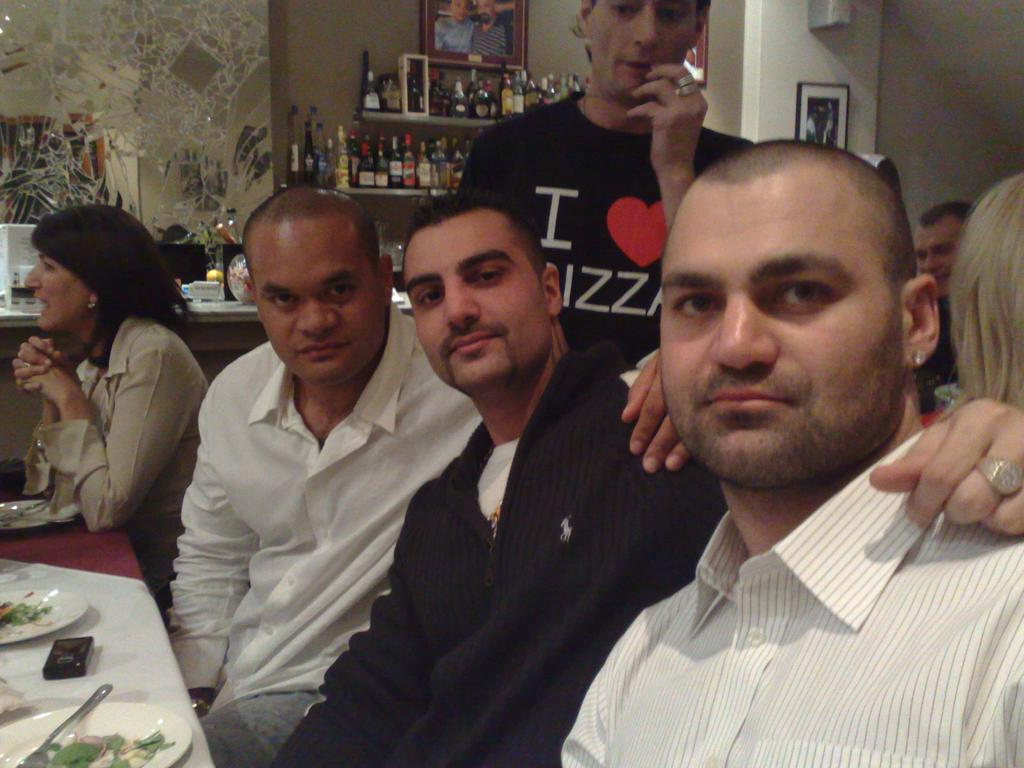 Duax Ngakuru with Mick Hawi and Hakan Ayik.