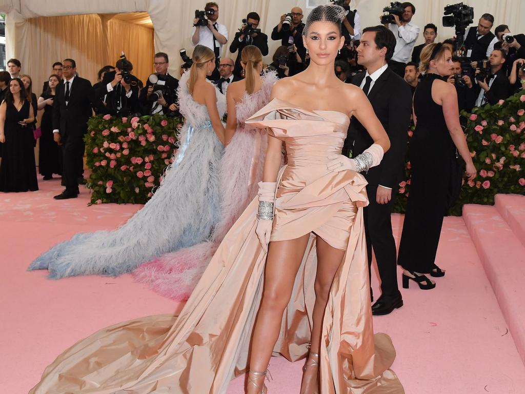 Argentinian model Camila Morrone at the 2019 Met Gala. Picture: Angela Weiss / AFP