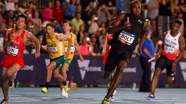 Bolt All Stars captain Usain Bolt will compete in two events on the final night of the Melbourne Nitro Athletics event.