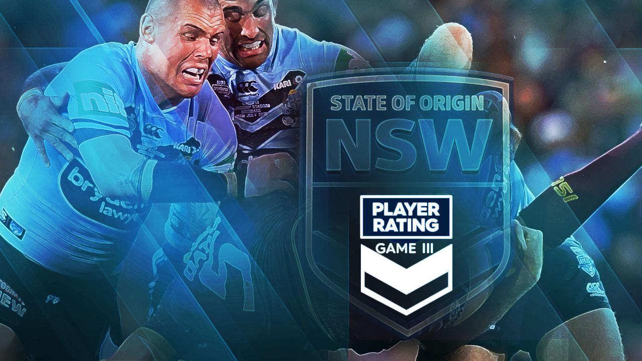 NSW Blues player ratings State of Origin III.