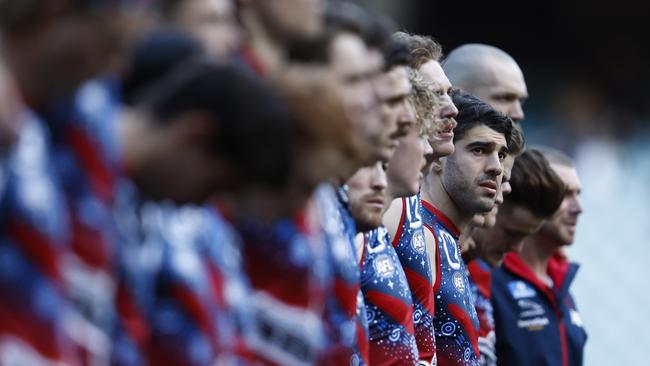 Melbourne lost for the first time since July 2021 against Fremantle last weekend. Picture: Darrian Traynor/Getty Images