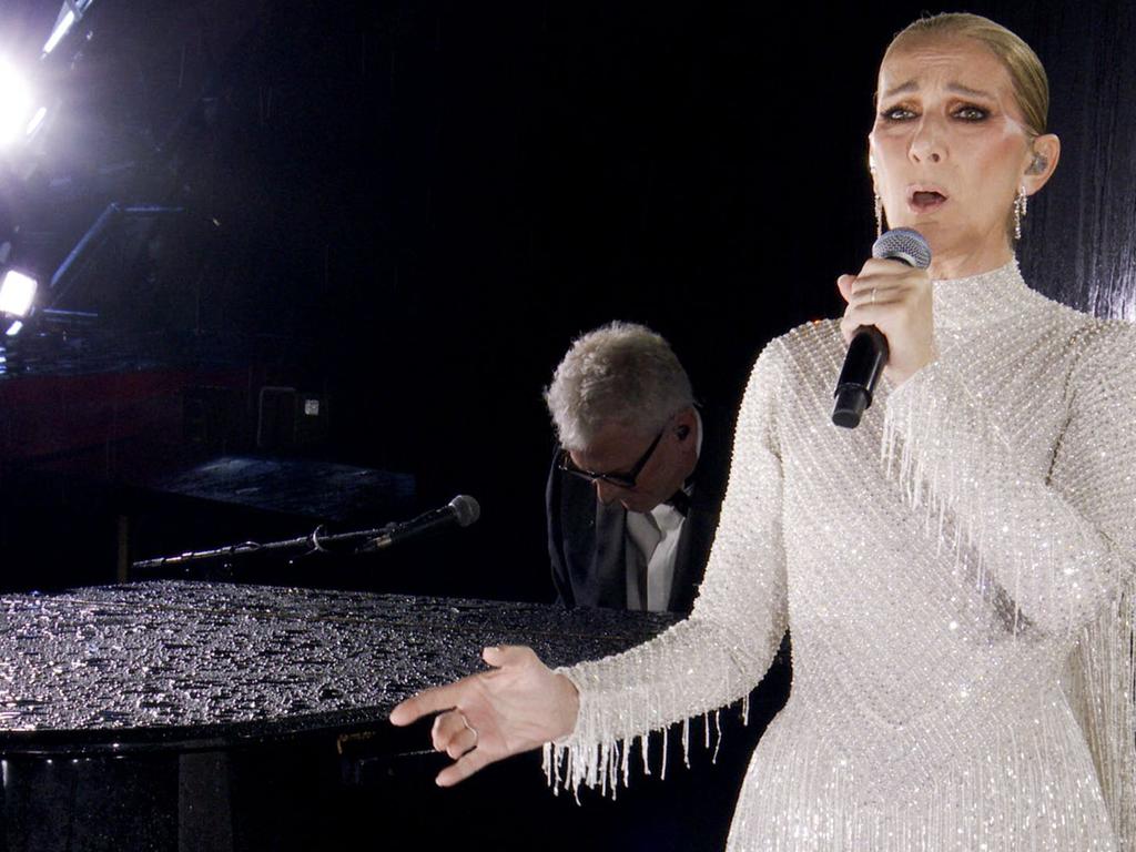 Celine Dion made a stunning comeback at the 2024 Paris Olympics, performing during the opening ceremony. Picture: AFP