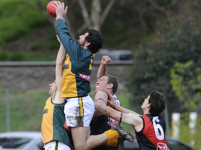 Northcote Park's Saad Saad takes the grab.