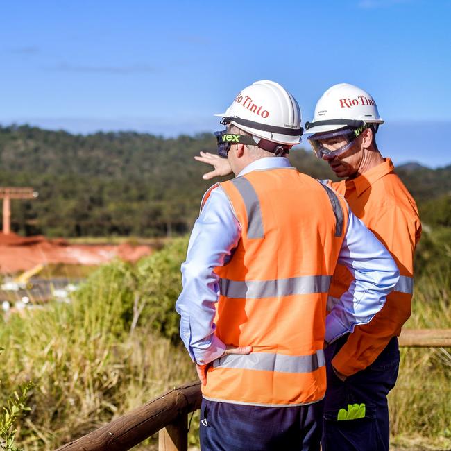 Prime Minister Anthony Albanese toured Rio Tinto's Yarwun Alumina Refinery in June last year. Picture: Brenda Strong AAP