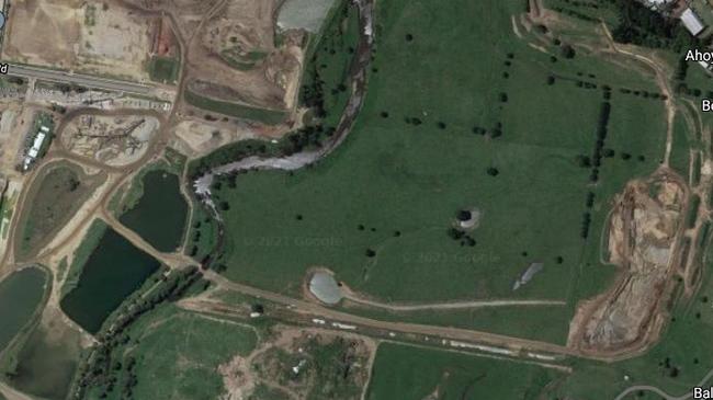 An aerial view of the 200 hectares of Neilsen family land next to the South Pine River in Brendale and Bald Hills which is home to their gravel and sand quarry, cement plant and several houses. Source: Google Maps