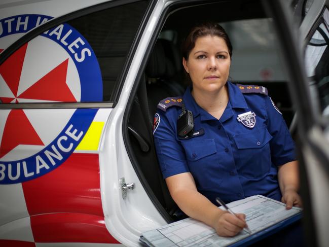 Ambulance Service of NSW Inspector Jennine Kiely has seen a lot of horror on our roads during her 12 years as a paramedic. Picture: Liam Driver