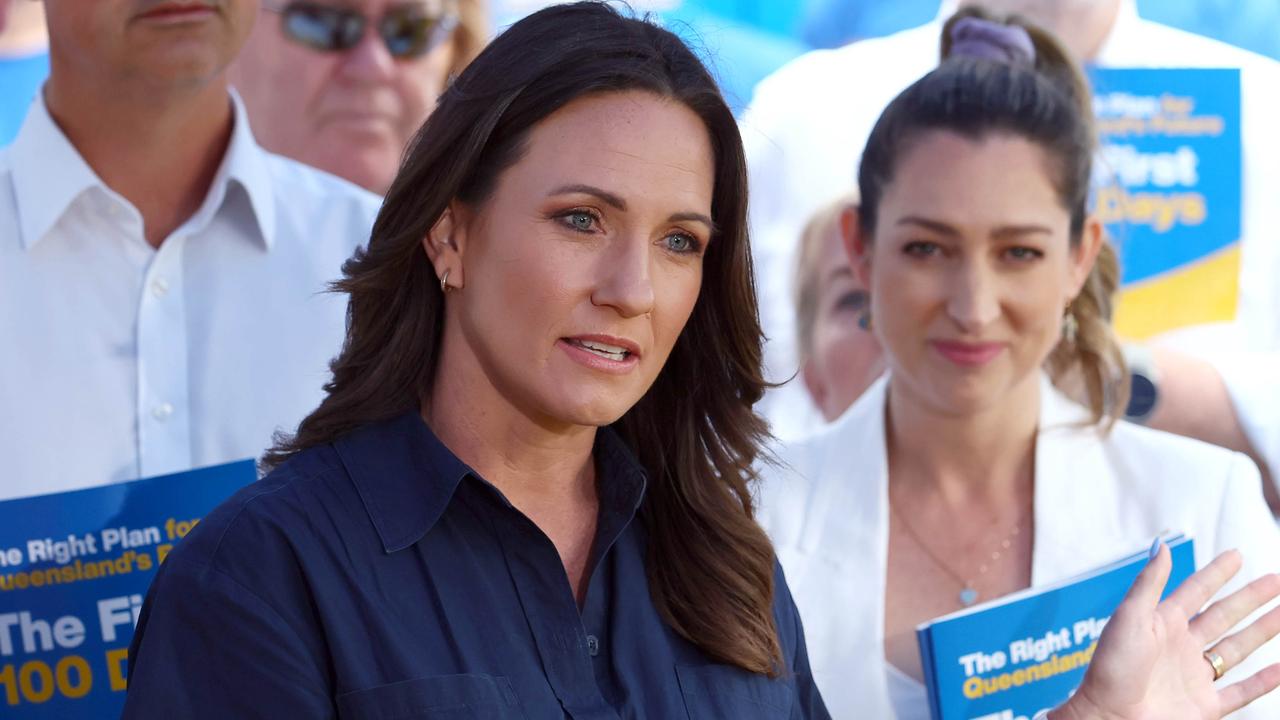 Gaven candidate Bianca Stone during the election campaign. Picture: Tertius Pickard