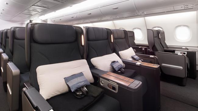 Larger seats on Qantas Premium Economy.