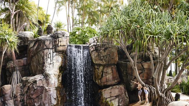 The lagoon at the Surfers Paradise Marriott Resort &amp; Spa.