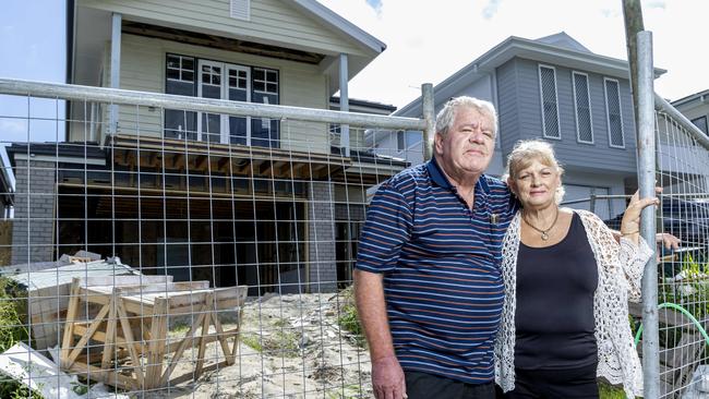 The retirees’ dream home build has turned into a nightmare. Picture: Richard Walker