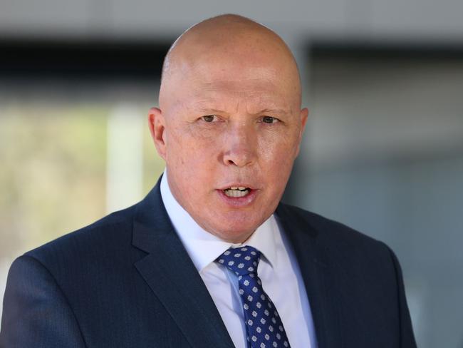 Peter Dutton. Picture: Zak Simmonds