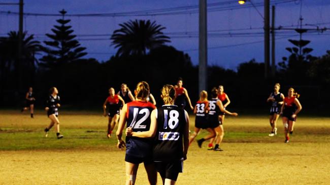 Before the lights went out, the Ivies were just starting to get on top Picture: ALISTAIR KNOX)