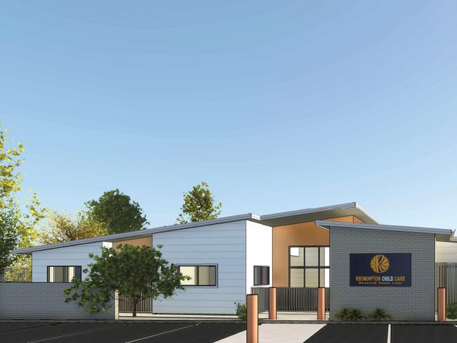 Plans for a proposed new childcare centre to be built at Park Avenue.