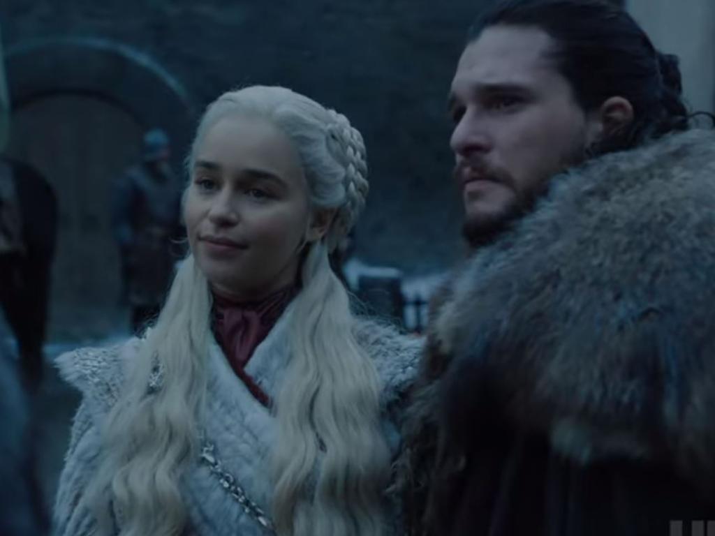 Daenerys was seen standing next to Jon Snow. Picture: HBO