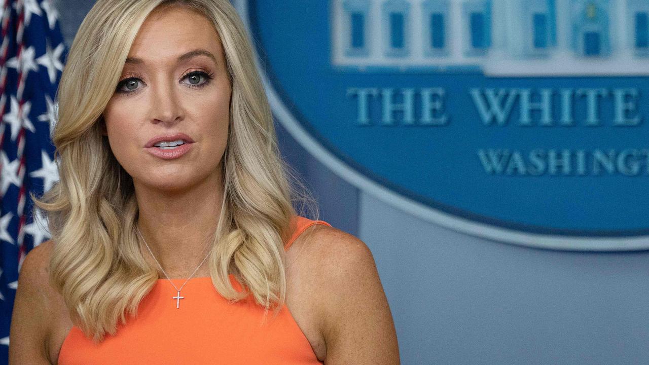 White House Press Secretary Kayleigh McEnany today. Picture: Jim Watson/AFP