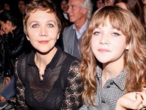 Maggie Gyllenhaal with daughter Ramona. Picture: Supplied