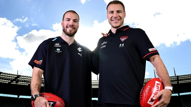 Harry and Ben McKay will clash for the first time. Picture: Quinn Rooney/Getty Images