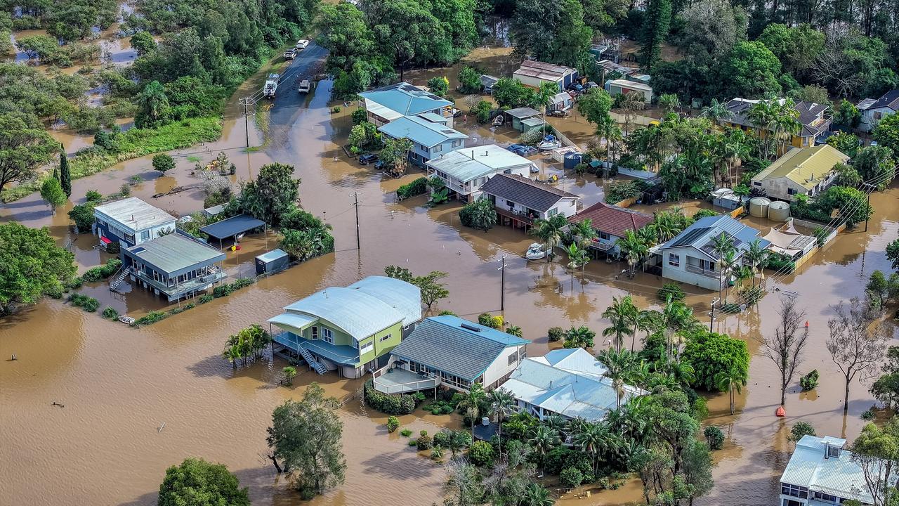Flooding in Port Macquarie, New South Wales. Picture: AAP Image/Lindsay Moller