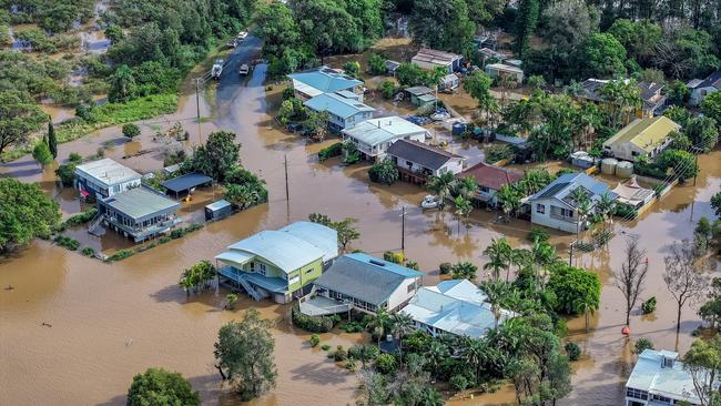 Flooding in Port Macquarie, New South Wales. Picture: AAP Image/Lindsay Moller