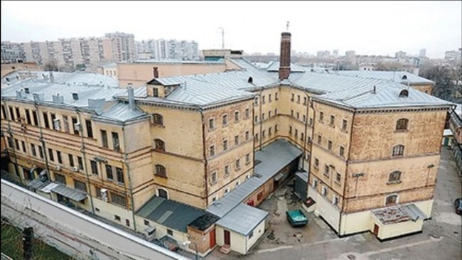 Russia’s Lefortovo prison has a dark history. Picture: Supplied