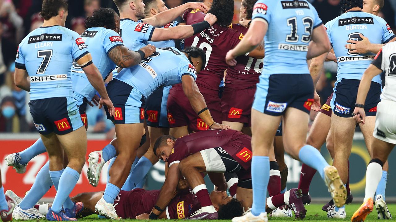 Selwyn Cobbo was knocked out by some friendly fire. (Photo by Chris Hyde/Getty Images)