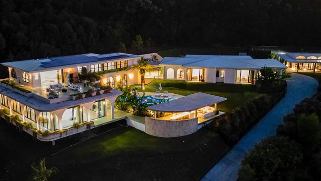 The Gold Coast hinterland home of former AFL star Lance Franklin and his wife Jesinta.