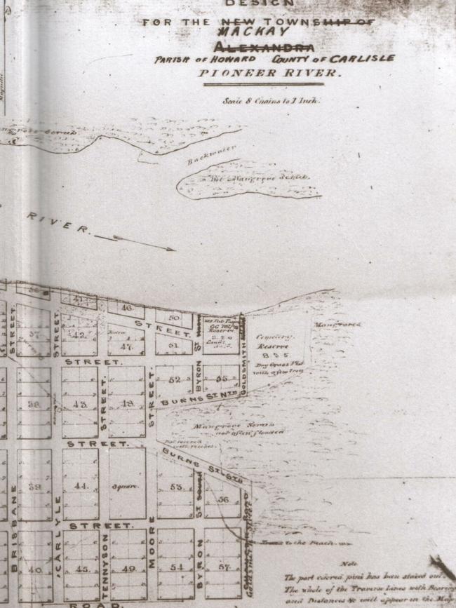 Alexandra Town Plan, 1863. Picture: Unknown