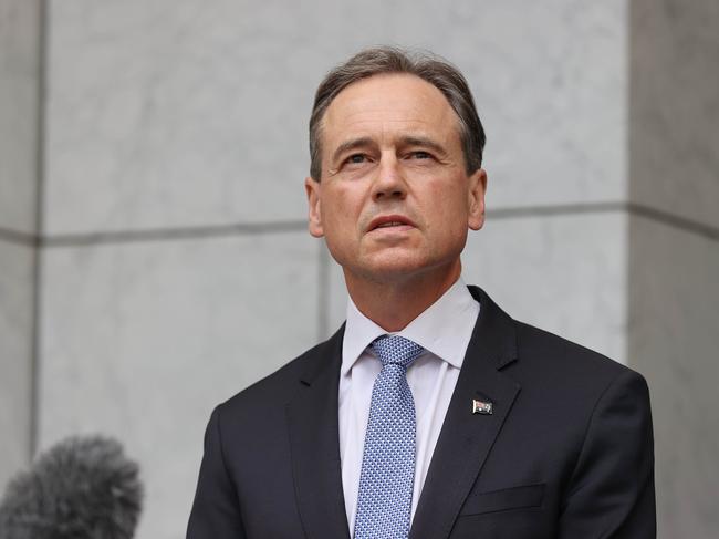 Health Minister Greg Hunt. Picture: NCA NewsWire / Gary Ramage