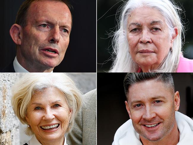 Tony Abbott, Marcia Langton, Robyn Nevin and Michael Clarke are among this year’s recipients.