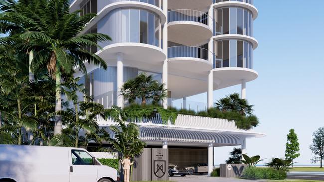 Artist impression of the proposed Monaco tower in Main Beach from Ignite Projects.