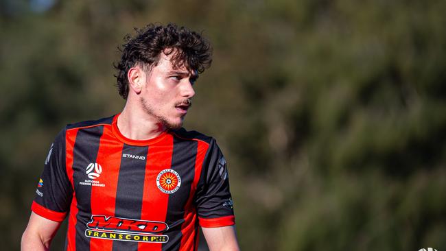 Dean Pelekanos playing for Rockdale Ilinden in the 2024 NPL Men NSW season. Picture: Nielsen Images