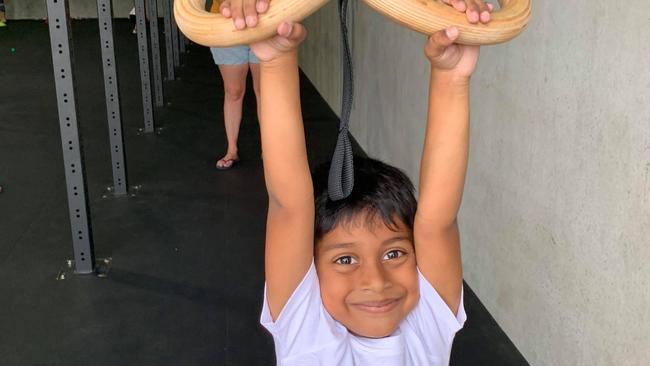 Crossfit Gladstone owners Kristina and Adam Gibson have created a space purely for kids and toddlers to practice crossfit.