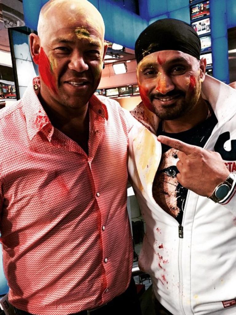 Andrew Symonds and Harbhajan Singh became good friends. Picture: Instagram