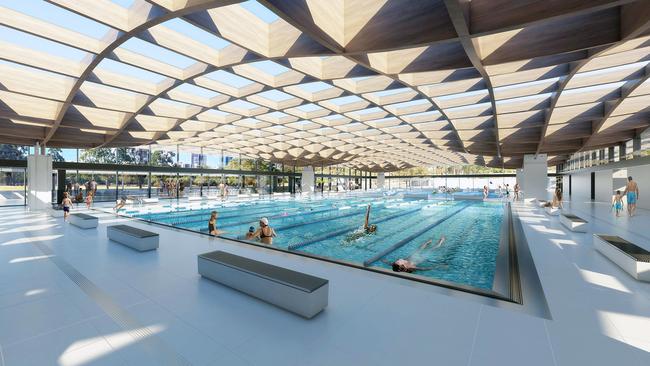 The State has said the centre they would build will have two pools, a 50m and learn to swim pool.