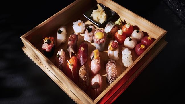 Deluxe feature sushi and sashimi box Kisume, Melbourne