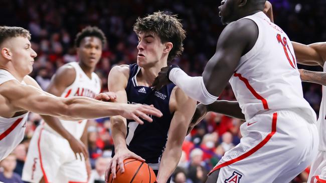 Taran Armstrong spent the past two years with the California Baptist Lancers. (Photo by Rebecca Noble/Getty Images)