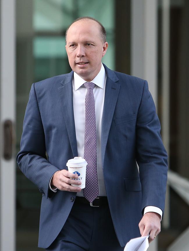 Immigration Minister Peter Dutton — a potential rival to ScoMo. Picture: Kym Smith