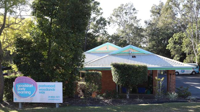 Goodstart Early Learning in Parkwood, which has closed after being named as an exposure site. Picture: Glenn Hampson.