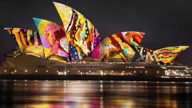 The Sails of the Sydney Opera House will be transformed into an impressive new digital rendition of an iconic Martu painting for Vivid