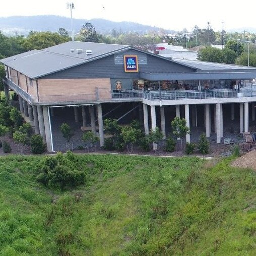 The Gympie Aldi supermarket.