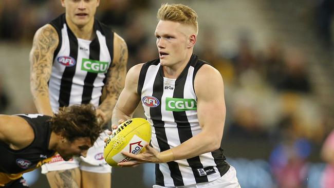 Adam Treloar moved from GWS to Collingwood at the end of last year. Picture: Michael Klein