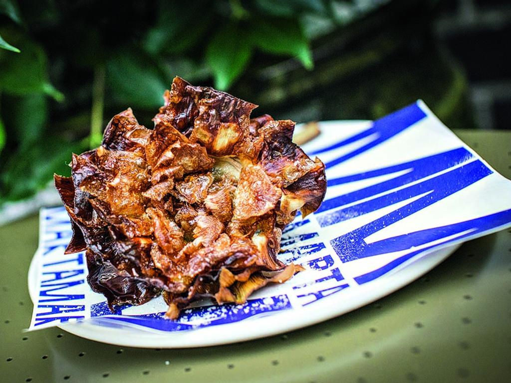 The fried artichoke dish at Marta in Rushcutters Bay