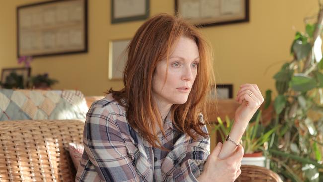 Tremendous performance ... Julianne Moore plays an academic who has been diagnosed with Alzheimer’s.